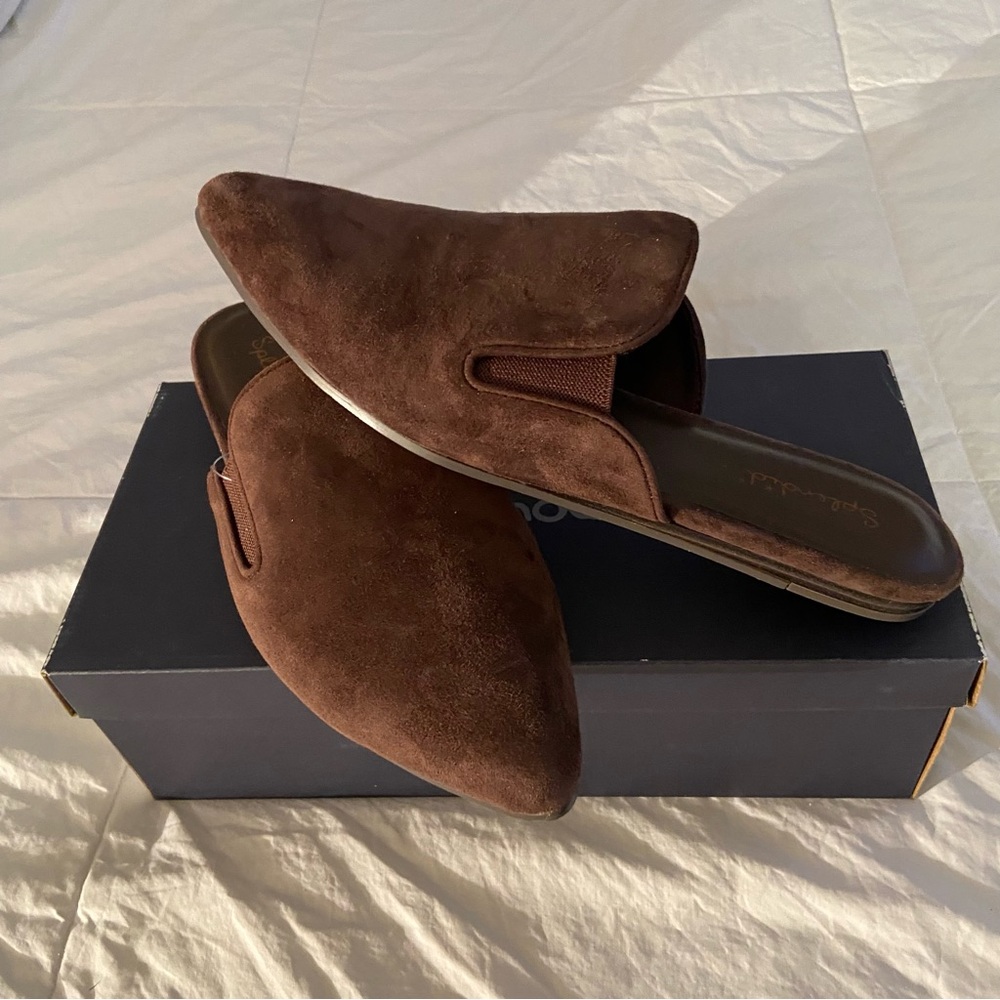 🤎Splendid Brown Suede Mules🤎